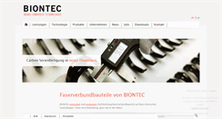 Desktop Screenshot of biontec.ch