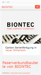 Mobile Screenshot of biontec.ch